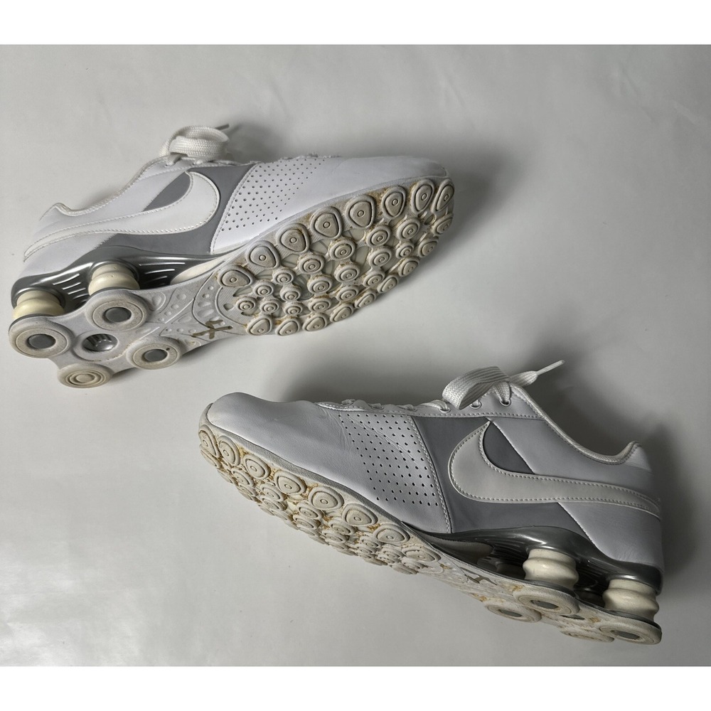 Nike Shox Deliver 317549-112 Women's White/Grey Leather Sneakers Shoes Size 8.5 - Picture 11 of 11